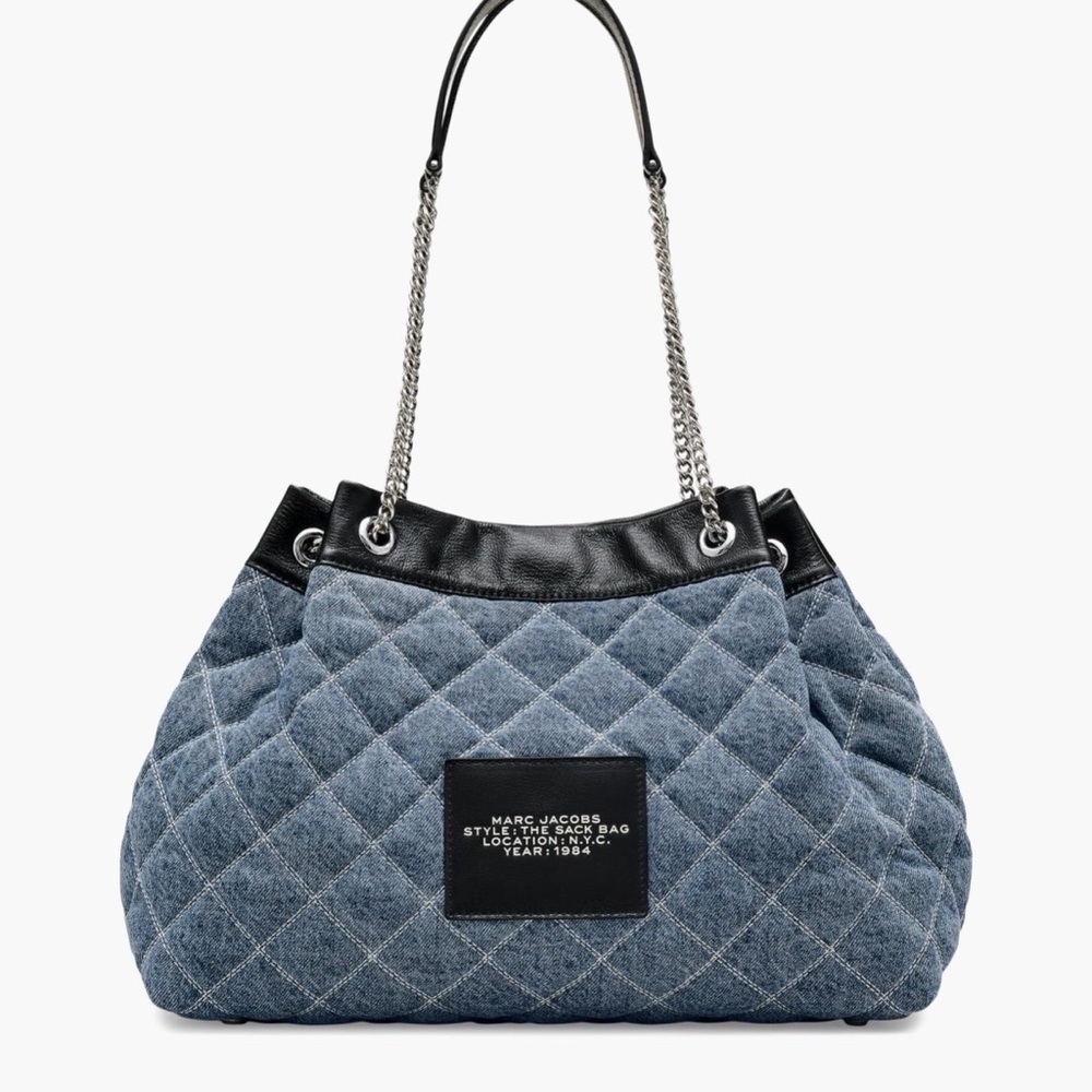 Absolutely gorgeous like new Marc Jacob’s the Sack Bag in denim and leather - Picture 3 of 8